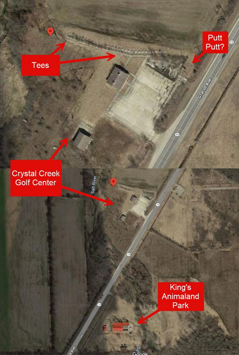 Crystal Creek Golf Center - Aerial Map (newer photo)